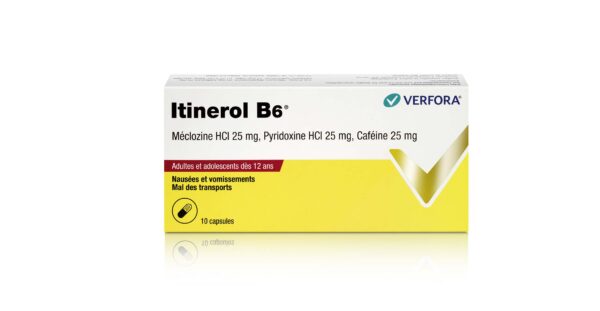 Verpackung von Itinerol B6 – contro la nausea