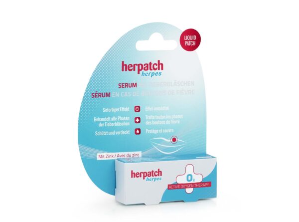 Verpackung von Herpatch Sérum