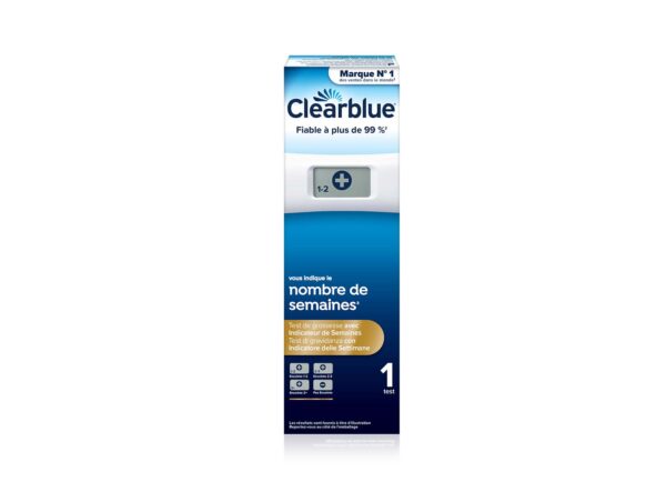 Tomber enceinte – Packshot Test de grossesse Clearblue Digital avec Estimation de l’âge de la grossesse