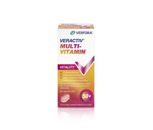 Verpackung von Veractiv Multi-Vitamin 50+